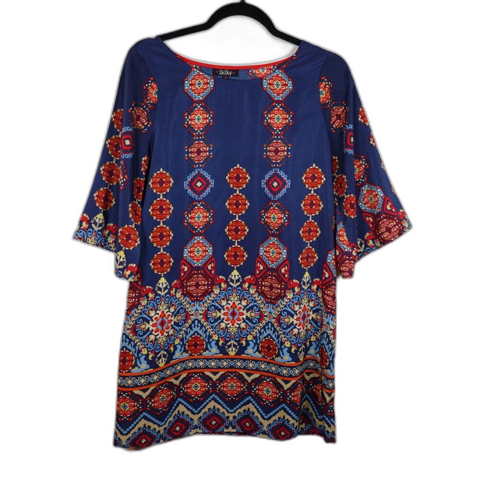 Summer Bohemian Womens Tunic Size S